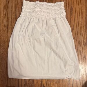 Xhilaration White Ruffled Skirt